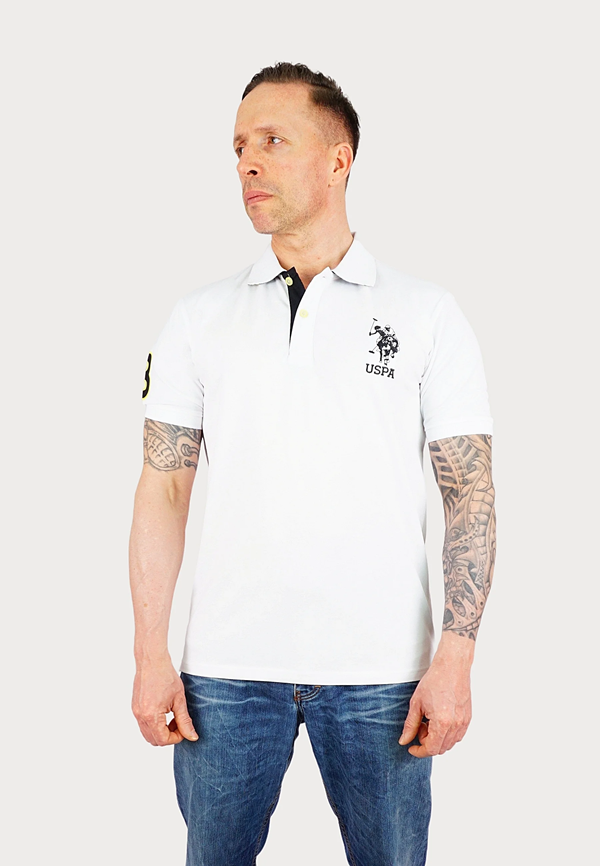 Polo kory combinado blanco Us Polo Assn Polo kory combinado blanco Us Polo Assn